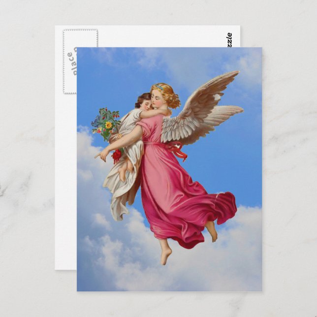 Guardian Angel And Child  Postcard (Front/Back)