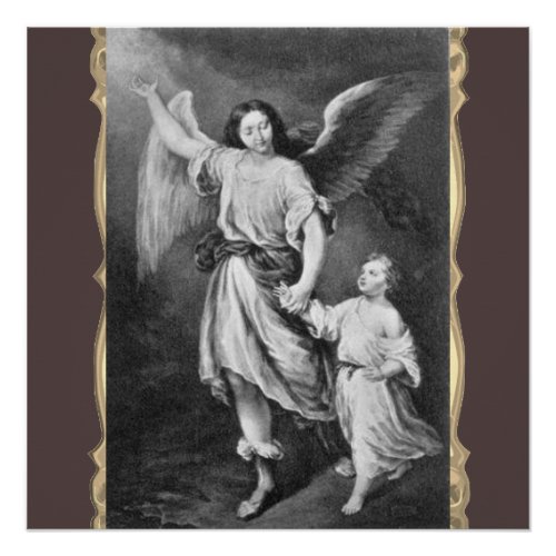 Guardian Angel And Child Poster
