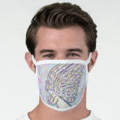 Guardian Angel Art Custom Design Face Mask (Worn Him)