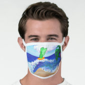 Guardian Angel Art Custom Design Face Mask (Worn Him)