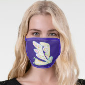 Guardian Angel Art Custom Design Face Mask (Worn Her)