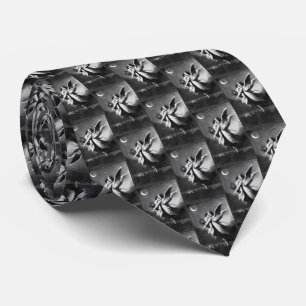 Guardian Angel At Night Neck Tie