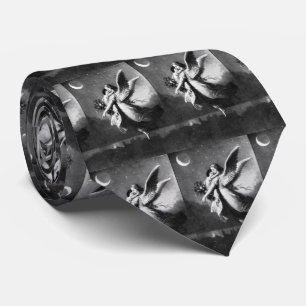 Guardian Angel At Night Neck Tie