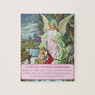 Guardian Angel Baby Girl Keepsake Jigsaw Puzzle