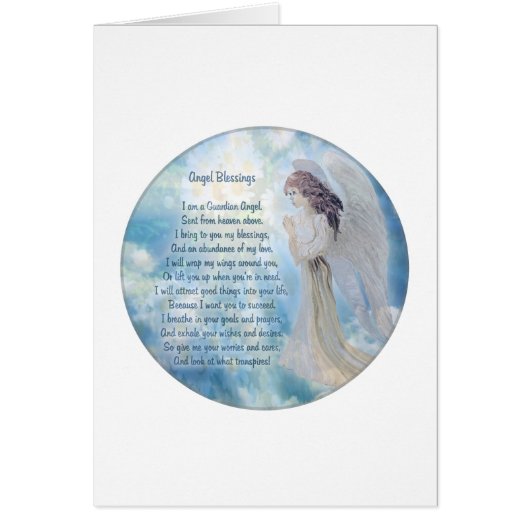 Guardian Angel Blessings Cards (Front)