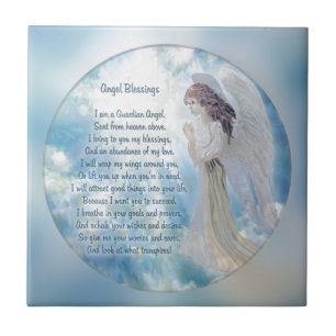 Guardian Angel Blessings Tile