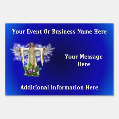 Guardian Angel Business Or Event Sign