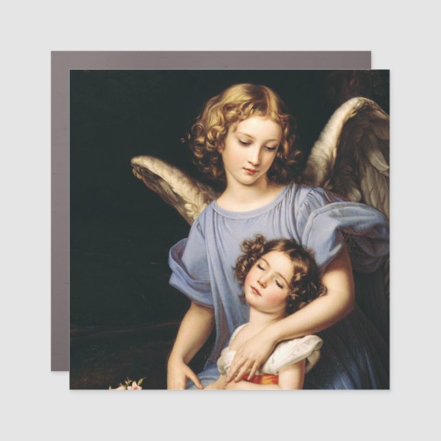 Guardian angel by Joseph Karl Stieler Car Magnet (Front)