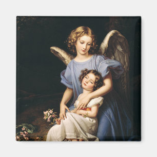 Guardian angel by Joseph Karl Stieler Magnet