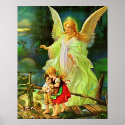 Guardian Angel by the Bridge Poster 01