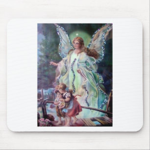 GUARDIAN ANGEL c. 1900 Mouse Pad