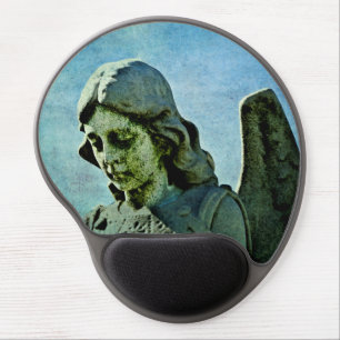 Guardian Angel Cemetery Art Gel Mouse Pad