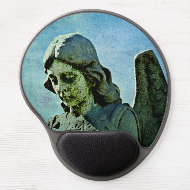Guardian Angel Cemetery Art Gel Mouse Pad (Front)