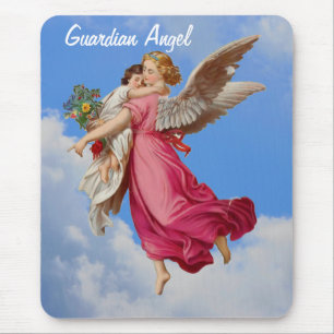 Guardian Angel Child Inspirational Mouse Pad