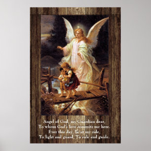 Guardian Angel, Children, Bridge Poster