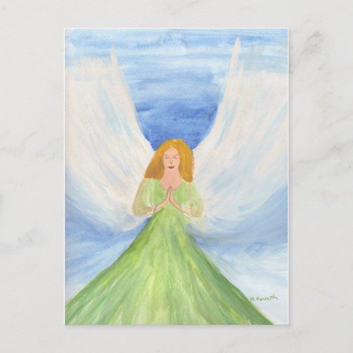 Guardian Angel Christian Spiritual Religious  Postcard
