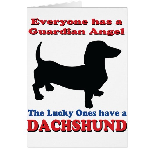Guardian Angel Dachshund (Front)