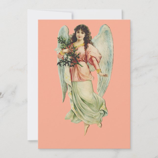 Guardian Angel Divine Watchfulness & Grace Art Invitation (Front)