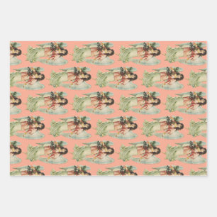 Guardian Angel Divine Watchfulness & Grace Art Wrapping Paper Sheets