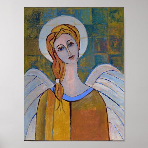 Guardian Angel Fine Art Oil Painting Poster