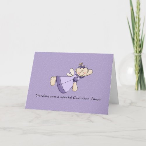 Guardian Angel for Cancer patient Card