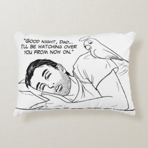Guardian angel for Dad Decorative Pillow