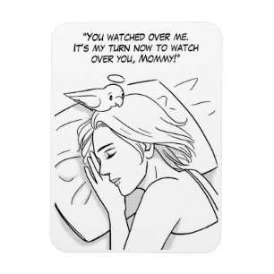 Guardian angel for Mom Magnet