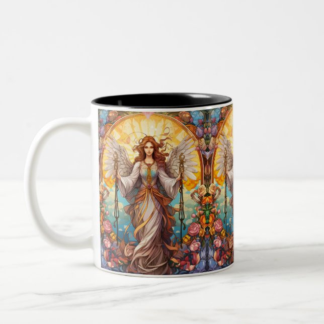 Guardian Angel G-19 Two-Tone Coffee Mug (Left)