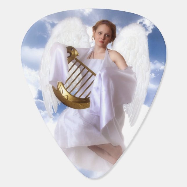 Guardian Angel Guitar Pick (Back)