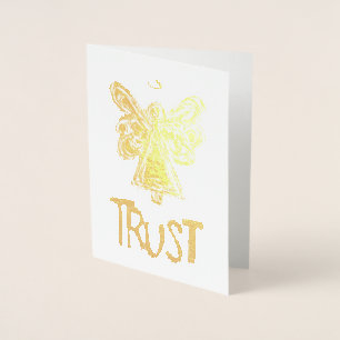 Guardian Angel Inspirational Trust Gold Cards