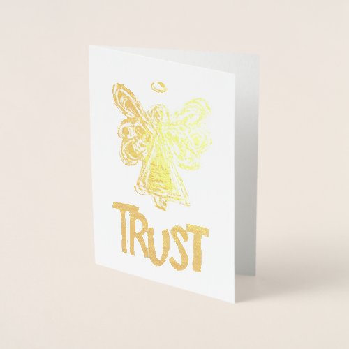 Guardian Angel Inspirational Trust Gold Cards