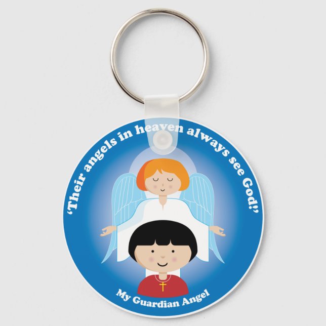 Guardian Angel Keychain (Front)