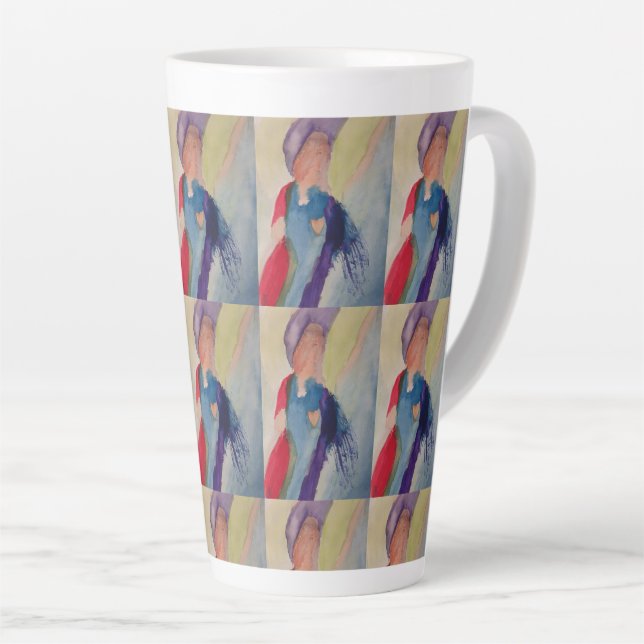 Guardian Angel Latte Mug (Right Angle)