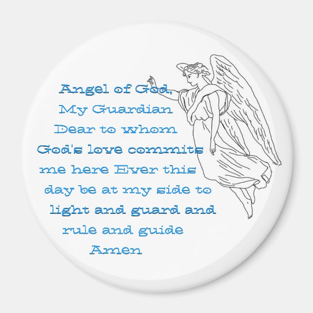 Guardian Angel magnet (Front)