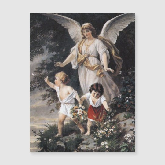 Guardian Angel Holy Card