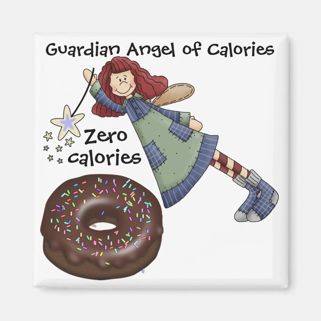 Guardian Angel of Calories by SRF Magnet (Front)
