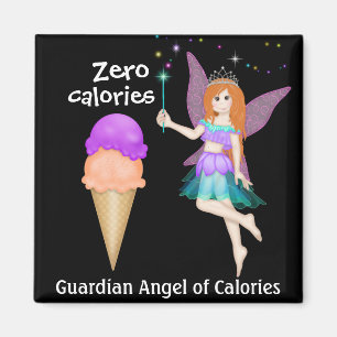 Guardian Angel of Calories by SRF Magnet