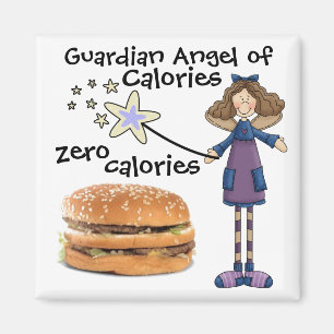 Guardian Angel of Calories by SRF Magnet