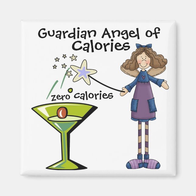 Guardian Angel of Calories by SRF Magnet (Front)