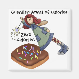 Guardian Angel of Calories by SRF Magnet
