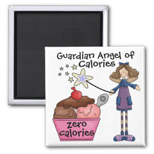 Guardian Angel of Calories by SRF Magnet