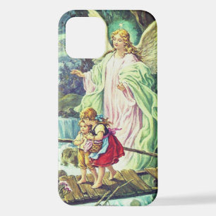 Guardian Angel on Bridge iPhone 12 Case