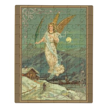 Guardian Angel Over The City Jigsaw Puzzle by justcrosses at Zazzle