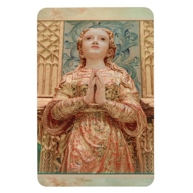 Guardian Angel painting Magnet (Vertical)