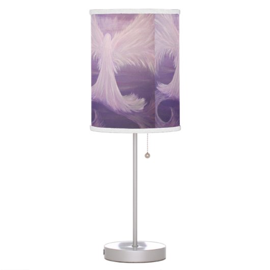 Guardian Angel Painting Table Lamp (Left)