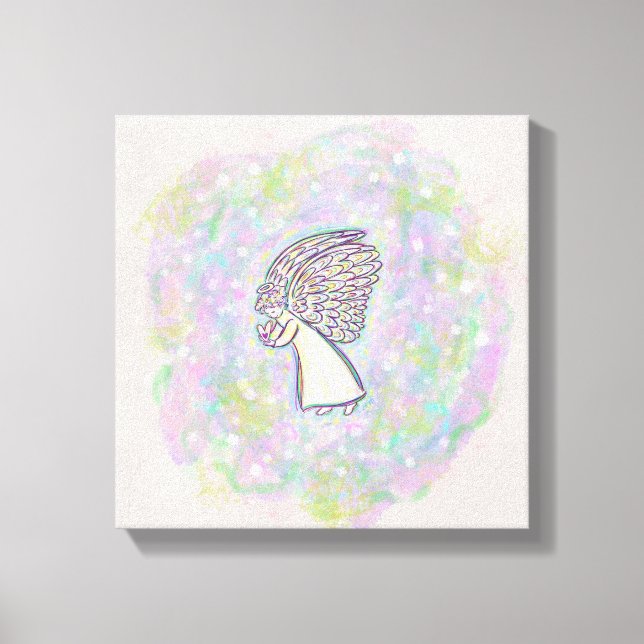 Guardian Angel Painting Wrapped Canvas Art (Front)