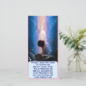 Guardian Angel photo card (Standing Front)