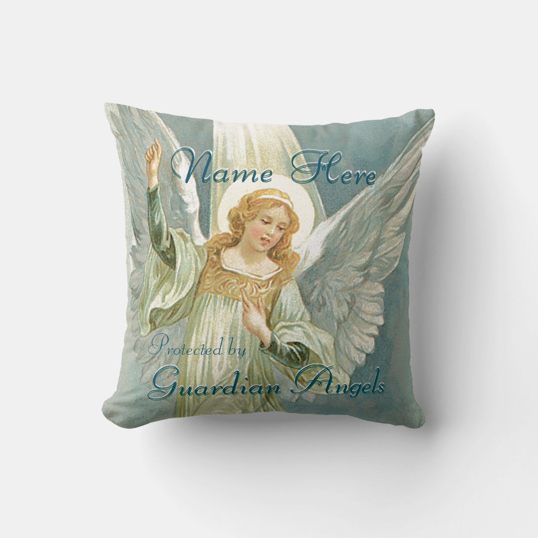 Guardian Angel Pillow Zazzle