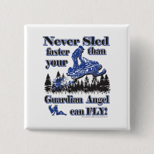 Guardian-Angel Pinback Button