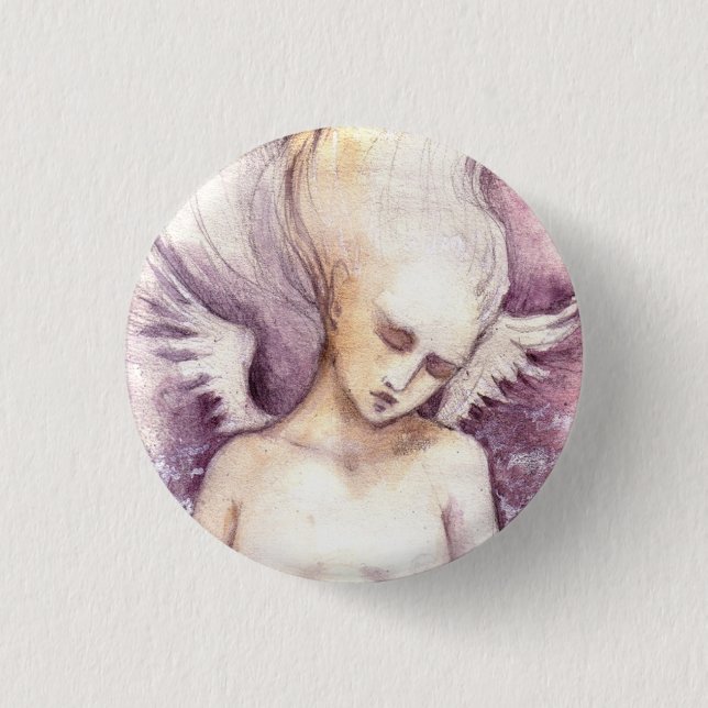 Guardian Angel Pinback Button (Front)